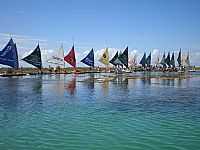Porto de Galinhas - jangadas nas piscinas de corais, Por Maria Cristina