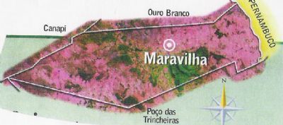 MAPA DE MARAVILHA - ALAGOAS, POR ROZILEIDE LIMA - MARAVILHA - AL