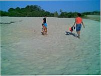 Rio Pirangí no verão, Por Alzenira