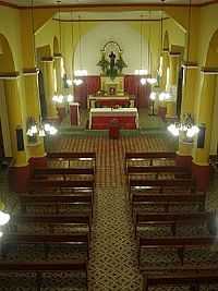 Baixio - Interior da Igreja Matriz de São Francisco das Chagas em Baixio-CE-Foto:Cinézio Ramalho
