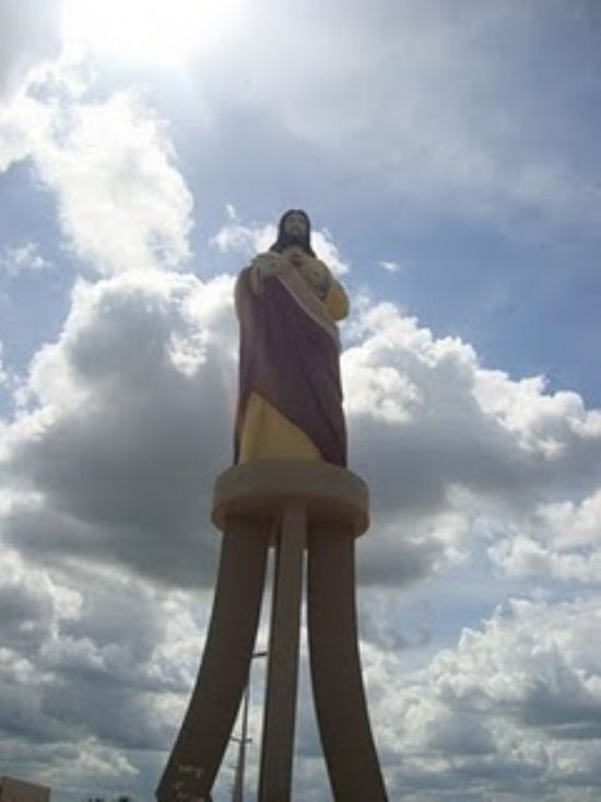 MONUMENTO DO SAGRADO CORAO DE JESUS, POR BRUNO FERREIRA - IPAPORANGA - CE