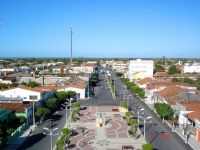 Jaguaruana - VISTA PANORÂMICA DA AVENIDA., Por WERLY