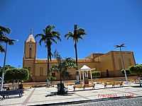 Pedra Branca - Pedra Branca-CE-Praça da Matriz e lateral da Igreja-Foto:MACÍLIO GOMES