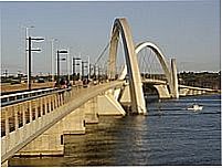 Ponte JK e Lago Parano�-Foto:Andr� Bonacin