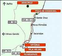 Aracruz - Mapa