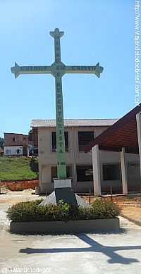 Cruzeiro da Igreja do Sagrado Coração de Jesus em Divino de São Lourenço-ES-Foto:Sergio Falcetti