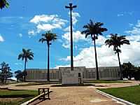 São José do Calçado - Praça do Grupo Escolar Manoel Franco em São José do Calçado-ES-Foto:Marcelo Celin