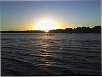 Pôr do Sol no rio Araguaia em Aruanã- Go, Por Jéssica Pereira
