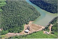 VISTA A�REA DE UMA  DAS 3 USINAS HIDRELETRICAS DO MUNICIPIO DE BURITIN�POLIS-GO 6, Por LUCIAN HERLAN PEREIRA DE SOUSA