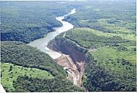 VISTA A�REA DE UMA DAS 3 USINAS HIDRELETRICAS DO MUNICIPIO DE BURITIN�POLIS-GO, Por LUCIAN HERLAN PEREIRA DE SOUSA