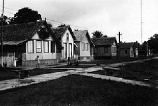 CENTRO DE TARAUAC EM 1911-FOTO:JEZAFLU=ACRE=BRASIL - TARAUAC - AC