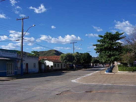RUA CENTRAL E PRAA DE MIMOSO DE GOIS-GO-FOTO:GNOMOBSB - MIMOSO DE GOIS - GO