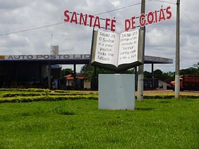 ENTRADA DA CIDADE-FOTO:PAULO BANTAREZ  - SANTA F DE GOIS - GO