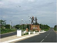 entrada da cidade, Por Francisca Linhares
