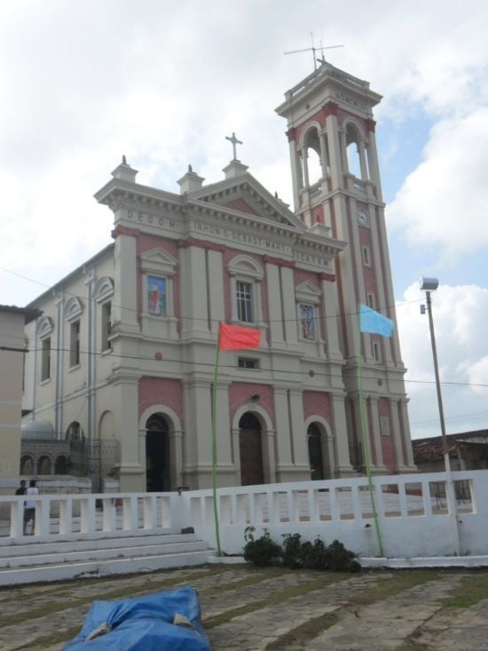 IGREJA MATRIZ DE SO SEBASTIO, POR ALDA MAGALHES - CARUTAPERA - MA