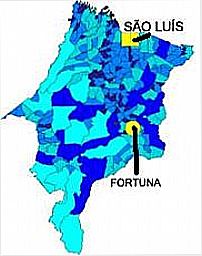 Mapa de Localização - Fortuna-MA