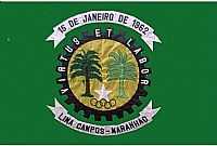 Lima Campos - Bandeira da cidade de Lima Campos-MA