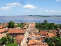 Viana - Vista do centro da cidade..., Por Tharciana Cutrim Muniz
