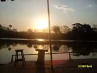 Lassance - Entardecer no rio das velhas ao pé da serra do cabral, Por Juninho, sobrinho de Ranulfo sou de Belo Horizonte
