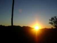 Malacacheta - por do sol, Por santana