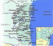 Mapa de localização