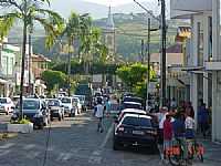 Monte Sião - Av.Getúlio Vargas, ao fundo a Igreja-Foto:Urias E. Takatohi