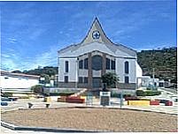 Praça e Igreja Matriz em Andorinha-Foto;Herlon