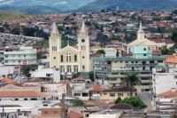 São Gonçalo do Sapucaí - Vista parcial de São Gonçalo do Sapucaí/MG, centro, por L. Gustavo, Por L. Gustavo