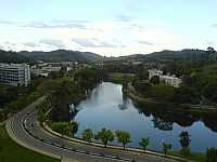 Viçosa - Viçosa-MG-Vista do Lago e Prédio da Universidade Federal de MG-Foto:joaojoel