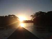 Coxim - Pôr do Sol no Rio Taquari em Coxim-MS-Foto:soninha britez
