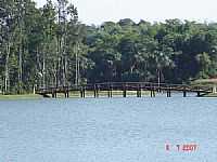 Lucas do Rio Verde - Ponte de Madeira no Lago Ernani J.Machado-Foto:Everton Ventura