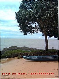 Praia do Farol - Ilha Trambioca - Barcarena - Pará, Por Odaléia Magno