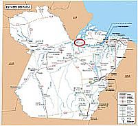 Mapa de Localiza��o - Gurup�-PA