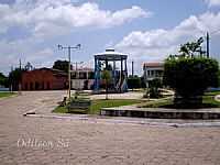 São Caetano de Odivelas - Praça da Amizade em São Caetano de Odivelas-PA-Foto:Odilson Sá
