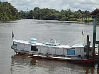 São Miguel do Guamá - Barco no Porto do Rio Guamá em São Miguel do Guamá-PA-Foto:PEDRO PAULO