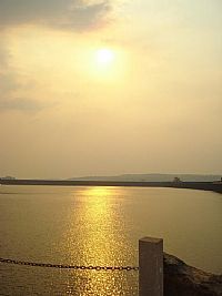 Vista ao pôr do sol da Barragem de Tucuruí-Foto:Maverick75