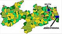 Mapa de Localiza��o - Bel�m-PB