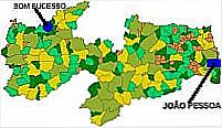 Mapa de Localiza��o - Bom Sucesso-PB