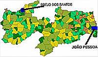 Mapa de Localiza��o - Brejo dos Santos-PB