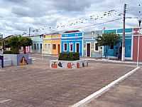 Cabaceiras - Praça na entrada da cidade de Cabaceiras-Foto:Edilson V Benvenutti