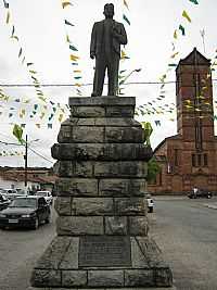 Rio Tinto - Estátua do Cel.Federico João Lundgren,fundador de Rio Tinto-PB-Foto:ppedrofreitas