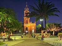 Santa Rita - Igreja Matris de Santa Rita,vista noturna-Foto:marcelomoura