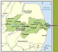 Santa Rita - Mapa de localização