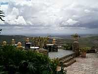 Gravatá - Terraço do Hotel Fazenda Highlander em Gravatá-PE-Foto:Elio Rocha