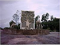Monumento na entrada de Cajueiro-Foto:mfmjunior