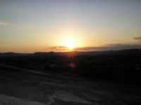 Pedra - Pôr-do-sol visto do alto do lajeiro, Por Mirosmar Macêdo