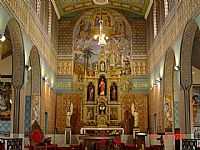 Guarapuava - Interior da Catedral de N.Sra.de Belém em Guarapuava-PR-Foto:Loivinho A.M.França