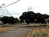 São Pedro do Iguaçu - Praça principal na Avenida São Paulo em São Pedro do Iguaçu -PR-Foto:Ricardo Mercadante