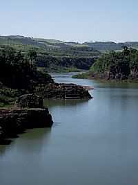 Saudade do Iguaçu - Rio Iguaçu em Saudade do Iguaçu-PR-Foto:Loivinho A.M.França