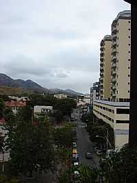 Três Rios - Rua Manoel Duarte e Praça São Sebastião em Três Rios-RJ-Foto:Rogério Malafaia